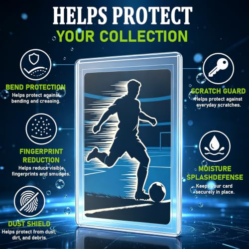 500 Pack Hard and Soft Card Sleeves 3x4 inch for Trading Cards - RCPLAGA