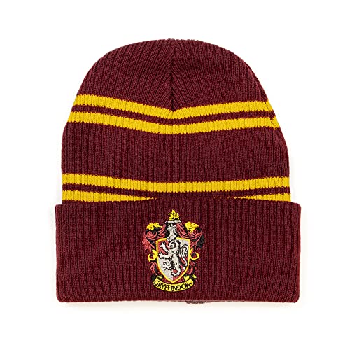 Culture Fly Harry Potter Red Knit Winter Bundle - Scarf Beanie Socks Gift Set