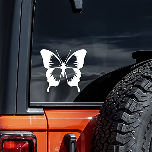 Butterfly Vinyl Decal Sticker - 5.5" x 5" for Car & Wall