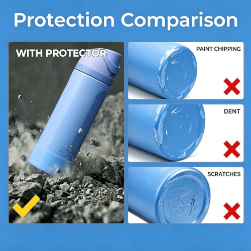 Silicone Protective Boots for Owala 24oz & 32oz Water Bottles - Non-Slip, Scratch-Resistant
