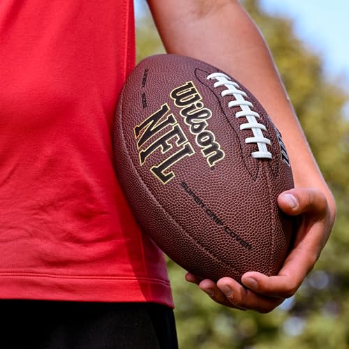 NFL Super Grip Composite Football - Junior Size, Brown