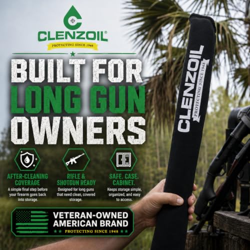 Clenzoil Firearm Protective Sleeve - Moisture-Resistant Gun Cover for Rifles & Shotguns
