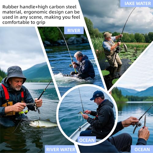 High Carbon Manganese Steel Fishing Pliers - Multi-Function Tool