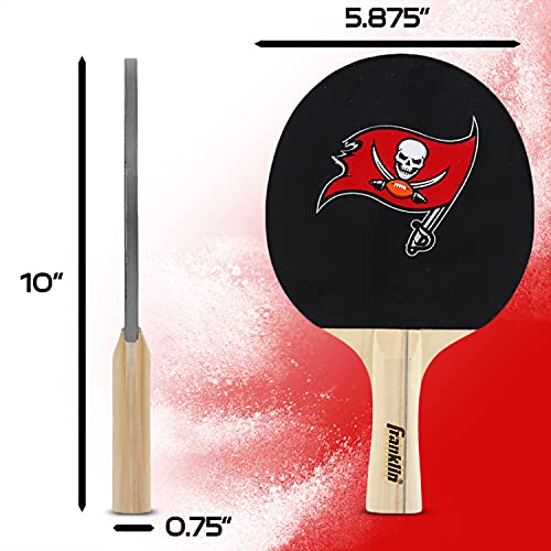 NFL Table Tennis Paddle - Tampa Bay Buccaneers Team Colors