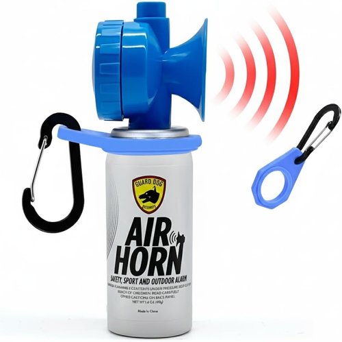 Guard Dog Security Air Horn - Loud Mini Handheld Safety Horn | Powerful Self-Defense Tool, 1.4 oz