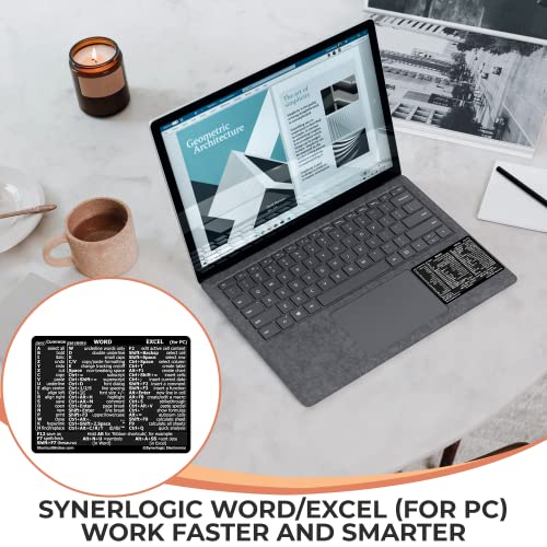 Keyboard Shortcut Sticker for Microsoft Word/Excel - Black