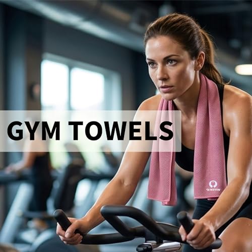 Cooling Towels for Neck & Face - 4 Pack Macaron Colors