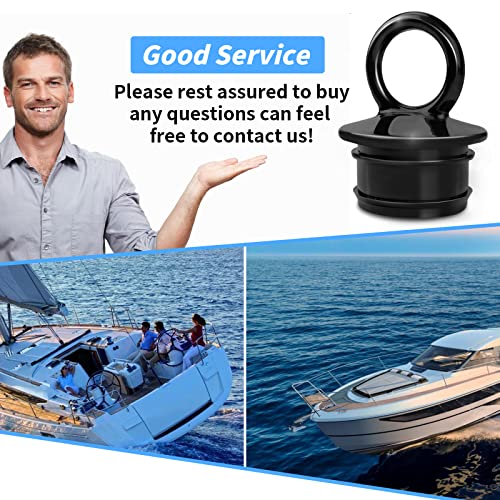 PVC Push-In Boat Drain Plug - 1-1/2” Thru-Hull, 2 Pack