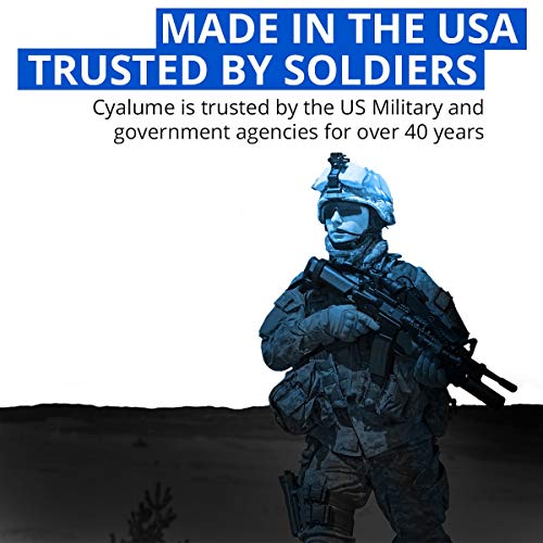 Cyalume Glow Sticks Military Grade Lightstick - Premium Blue 6¡± SnapLight Emergency Chemical Light Stick with 8 Hour Duration (Bulk Pack of 10 Chem Lights)