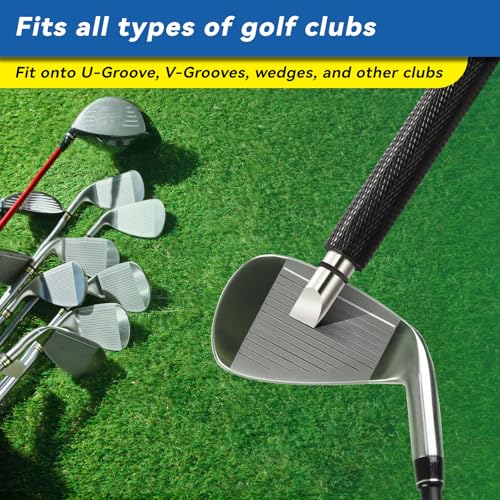 Lovegoo 3-in-1 Golf Club Cleaning Kit with Water Brush, Groove Cleaner & Towel