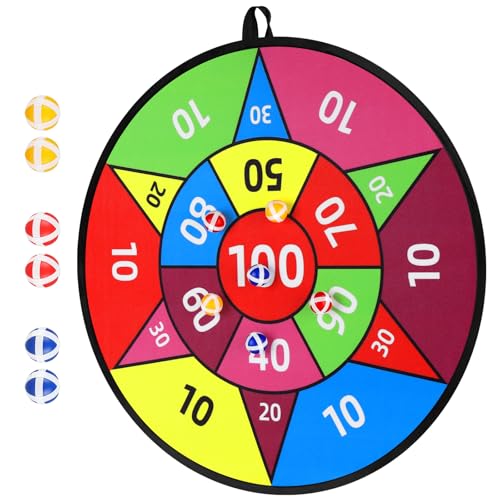 Accmor 28in Large Kids Dart Board with Sticky Balls – Indoor/Outdoor Family Game
