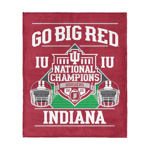 NCAA Silk Touch Throw Blanket - Indiana Hoosiers - 46 x 60 in