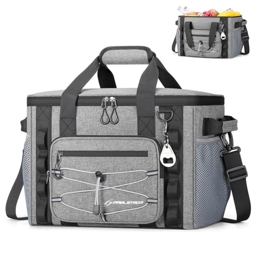30 Can Soft Cooler Bag - Leakproof Insulated Ice Chest for Camping