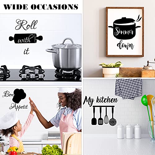 Funny Kitchen Wall Stickers - Removable Vinyl Decals Set