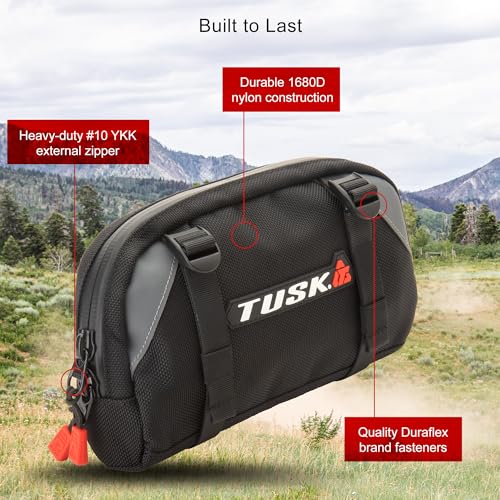 Tusk Handlebar Bag 2.3L - Durable 600D Cycling Storage