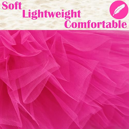 Tutu for Women Adults - 5-Layer Tulle Skirts 80s Outfit Puffy Adult