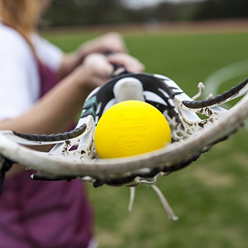 Official Lacrosse Balls - 1-Pack Yellow, NCAA & NFHS Certified