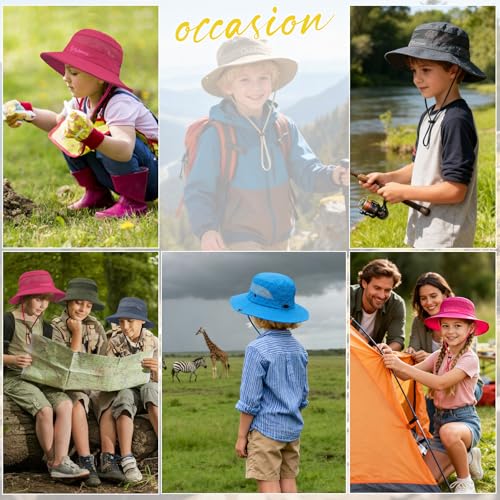 Kids Bucket Hat with UPF 50+ Sun Protection - Army Green, 5-13 Years