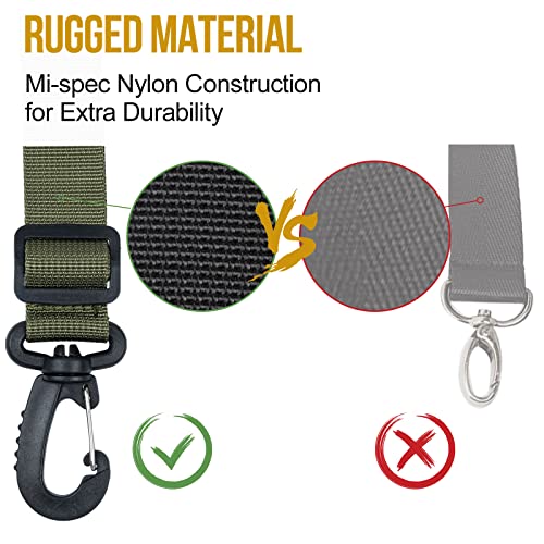 Adjustable Replacement Shoulder Strap for Messenger Bag - Green, 1 Pack