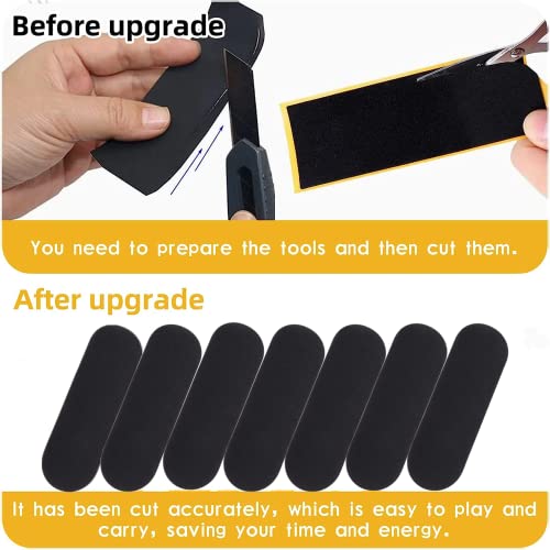 Fingerboard Grip Tape - 10 Pcs Pre-Cut Foam Adhesive Stickers - Style 1