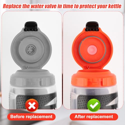 Replacement Dispensing Valve Kit for 30oz Sports Water Bottles - 4 Pack