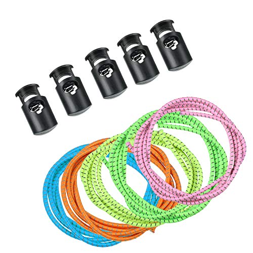 Swim Goggle Bungee Strap - 10 Sets in Green, Blue, Pink, Yellow, Orange