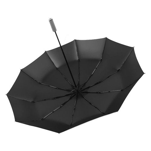 LOXASUM Golf Umbrella 54 Inch Sun Protection Folding Automatic Open Oversize Windproof Waterproof Stick Umbrellas for Men Women (Black)