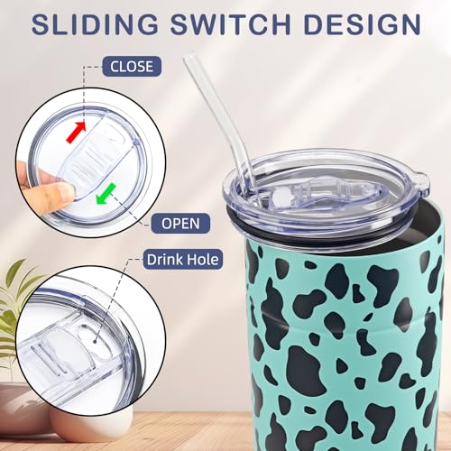 40oz Tumbler Replacement Lid - Leak Proof Sliding Design