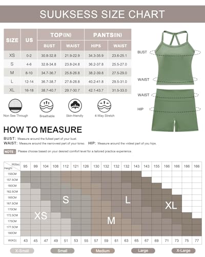 High Waisted Tummy Control Biker Shorts & Halter Tank Top Set