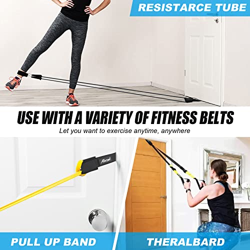 Heavy Duty Door Anchor for Resistance Bands - Black