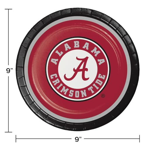University of Alabama Tailgating Kit - 52 Piece Set for 16