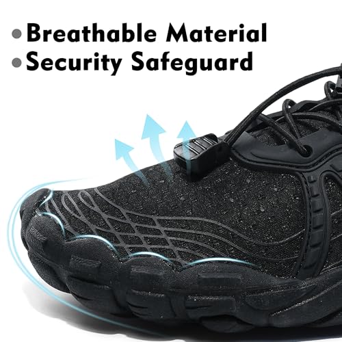 Elvora Men's 7 Wide & Women's 9 Wide Water Shoes - Quick-Dry Beach & Pool Footwear