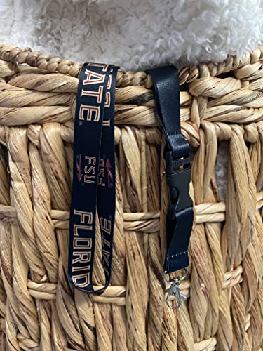 Florida State Seminoles Lanyard with Snap Buckle - Detachable ID Badge Holder