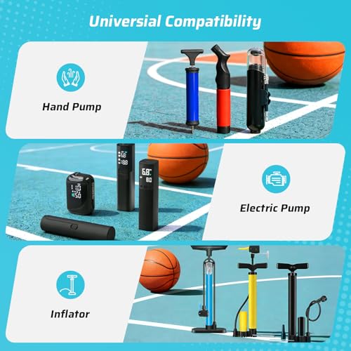 20-Piece Ball Pump Inflation Needle Set with Portable Storage Case