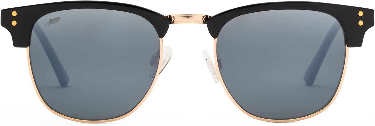 Pilotfish Polarized Sunglasses - TR90 Frame with Anti-Reflective UV400 Lens for Men & Women