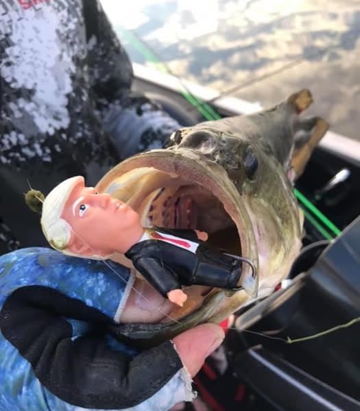 A LIST LURES Trump Topwater Fishing Lure – 4.25" Floating Treble Hook Lure, Novelty Bass & Saltwater Bait (Single)