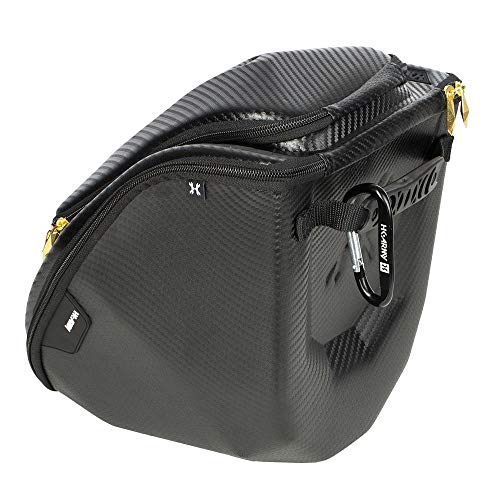HK Army Exo Goggle Case - Black Carbon Fiber, Paintball Goggles Storage