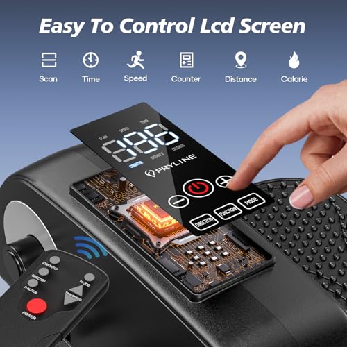 Portable Under Desk Elliptical Machine - Quiet Electric Pedal Exerciser for Seniors