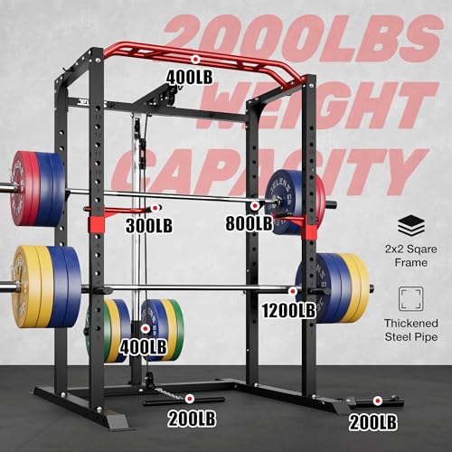 Multi-Function Power Rack with LAT Pulldown - S11 Power Cage