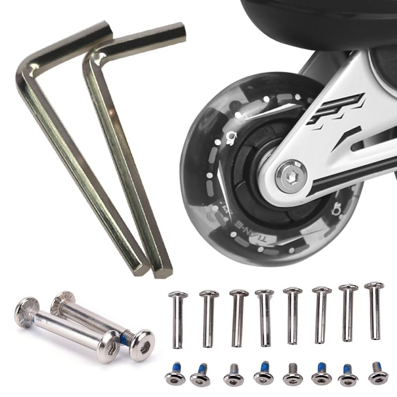 Inline Skate Mounting Screws & Bolts Kit - 10 Pack
