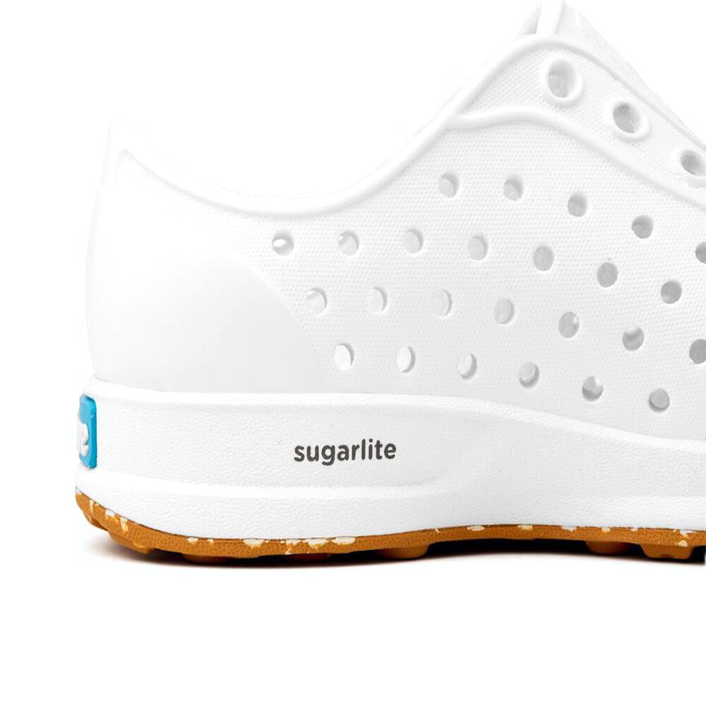 Native Shoes Unisex-Child Robbie Slip-On Sneaker, Shell White/Shell White/Mash Speckle Rubber, 10 Toddler