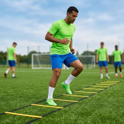 Heavy Duty Agility Ladder with Fixed Rungs for Speed Training
