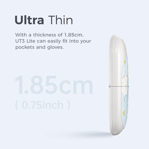 OCOOPA Magnetic Rechargeable Hand Warmers 2 Pack, Fast Heating, 3-Settings, UL Certified, Electric Portable Pocket Heater, Hunting, Golf, Camping Gear, Warm Gifts for Women, Tech Gift Men, UT3 Lite