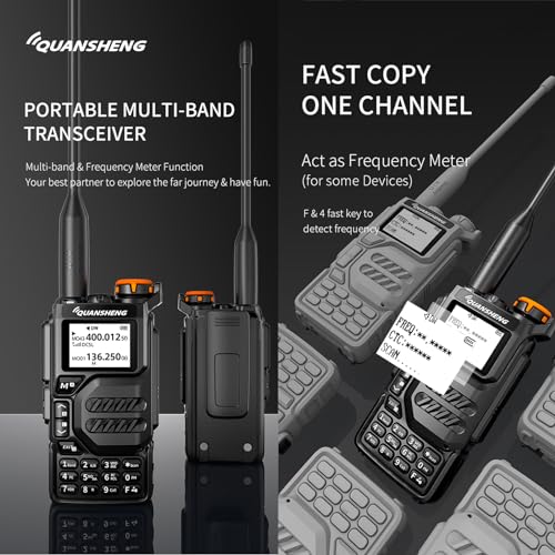 Quansheng UV-K5 Handheld VHF/UHF Transceiver – Dual-Band Ham Radio