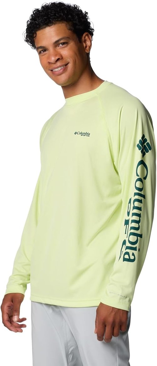 Columbia Men's PFG Terminal Tackle Long Sleeve Fishing Shirt - Lightweight & Quick-Dry