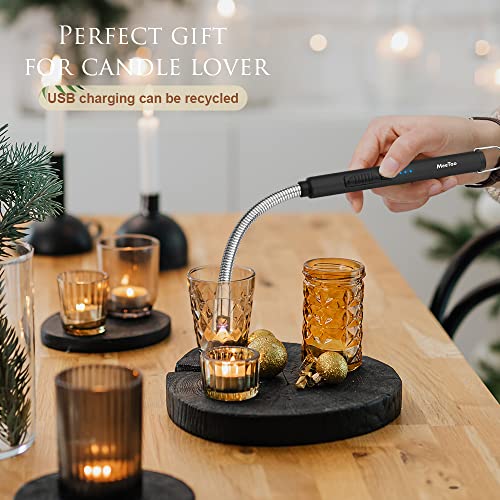 Rechargeable USB Electric Candle Lighter - Plasma Arc, Black