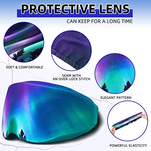 Ski Goggle Covers - 2 Pack Microfiber Protectors - Classic