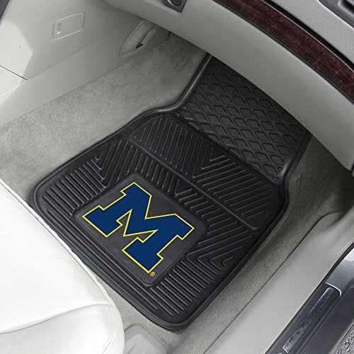 Heavy Duty Vinyl Car Mat Set - Michigan Wolverines Front Row