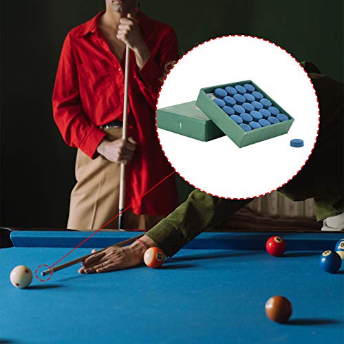 Billiard Cue Tips Replacement Kit - 50 Glue-On 10mm Tips with Protectors