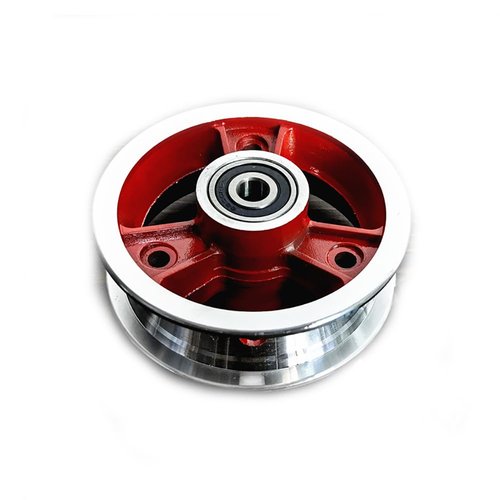 CATAZER 200x50 Electric Scooter Front Wheel Hub Aluminum Alloy 8 Inch Scooter Wheel Repair Parts for Electric Bike (red)